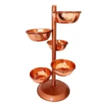 Suporte Fruteira Cobre Para Drinks Barman 5 Bowls