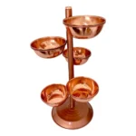 Suporte Fruteira Cobre Para Drinks Barman 5 Bowls