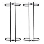 Suporte Organizador Taça Preto 29,5cm 1 Par Tmtsuportes