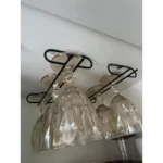 Suporte Organizador Taça Preto 29,5cm 1 Par Tmtsuportes