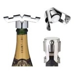 Tampa De Pressão Inox P/ Garrafa Vinho Espumante E Champanhe