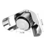 Tampa Pressão Garrafa Champanhe Espumante Vinho Inox Selador Cor Prata