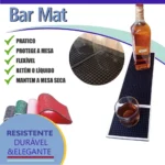 Bar Mat Liso Tapete 50x15cm Diversas Cores Disponíveis