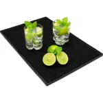 Tapete Barman Bar Mat Escorredor Porta Copo Drinks 30x15