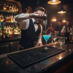 Tapete Barmat 30x45cm Bar Mat Porta Copos Escorredor Drinks