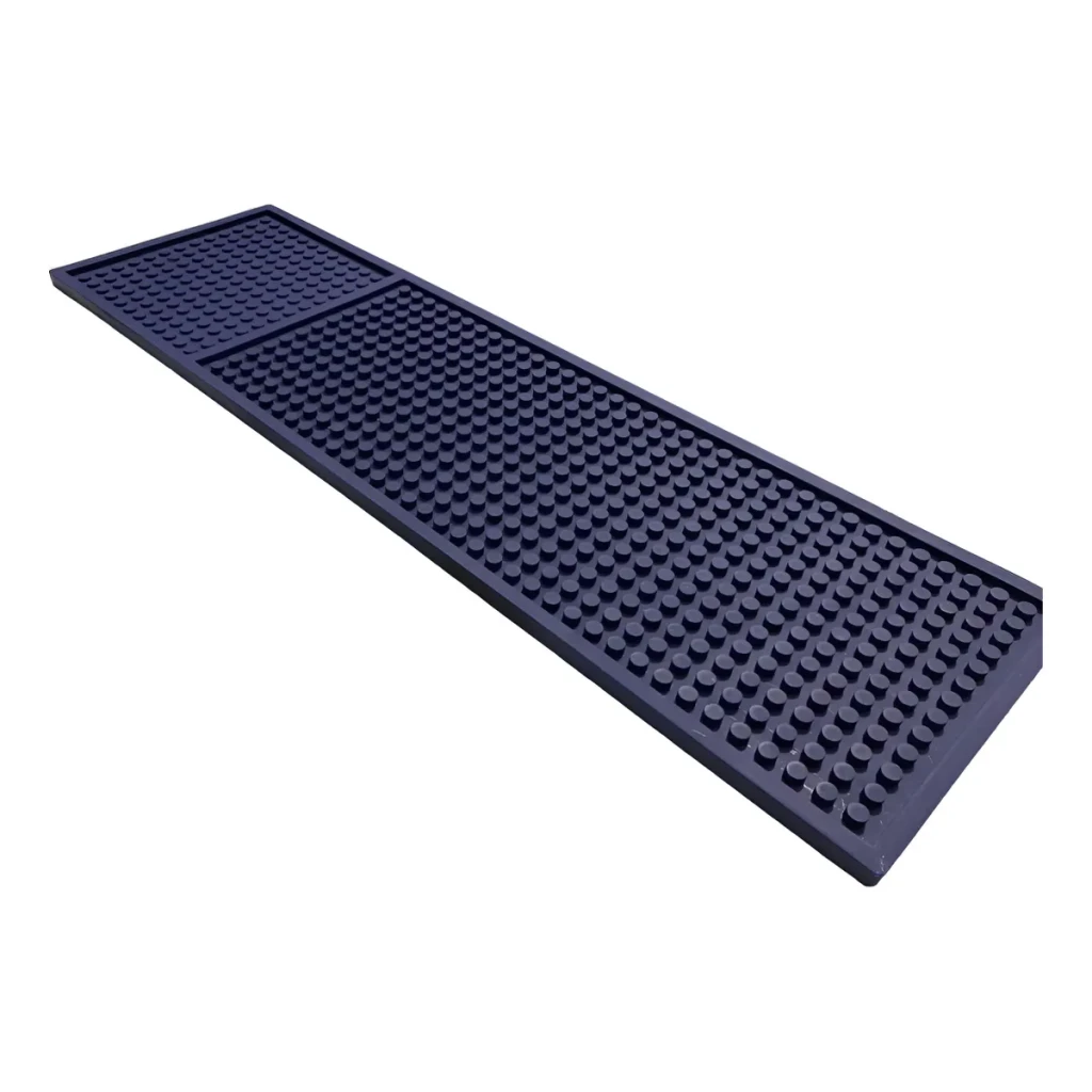 Tapete Borracha Bar Mat 50x15cm Apoio Para Portar Copos Tapete Borracha Bar Mat 50x15cm Apoio Para Portar Copos