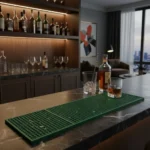 Tapete Borracha Bar Mat 50x15cm Apoio Para Portar Copos