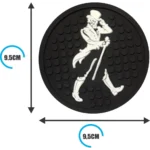 Tapete Borracha Bar Mat Johnnie Walker + 4 Porta Copos