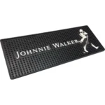 Tapete Borracha Bar Mat Johnnie Walker + 4 Porta Copos