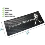 Tapete Borracha Bar Mat Johnnie Walker Alto Relevo Barmat