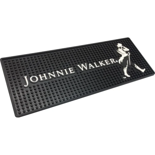 Tapete Borracha Bar Mat Johnnie Walker Alto Relevo Barmat