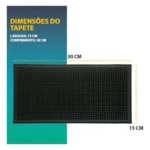 Tapete De Serviço Apoio Balcão Bartender 15x30cm Bar Mat Pvc