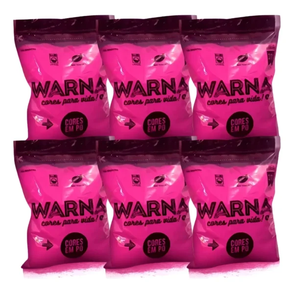 6 Tinta Em Pó Holi Azul Rosa Chá Revelação Escapamento Balão Cor 6 Rosa