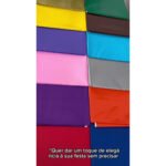 Toalha De Mesa Descartável Para Festa Perolizada 10 Unidades