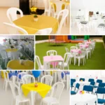Toalha De Mesa Descartável Para Festa Perolizada 10 Unidades