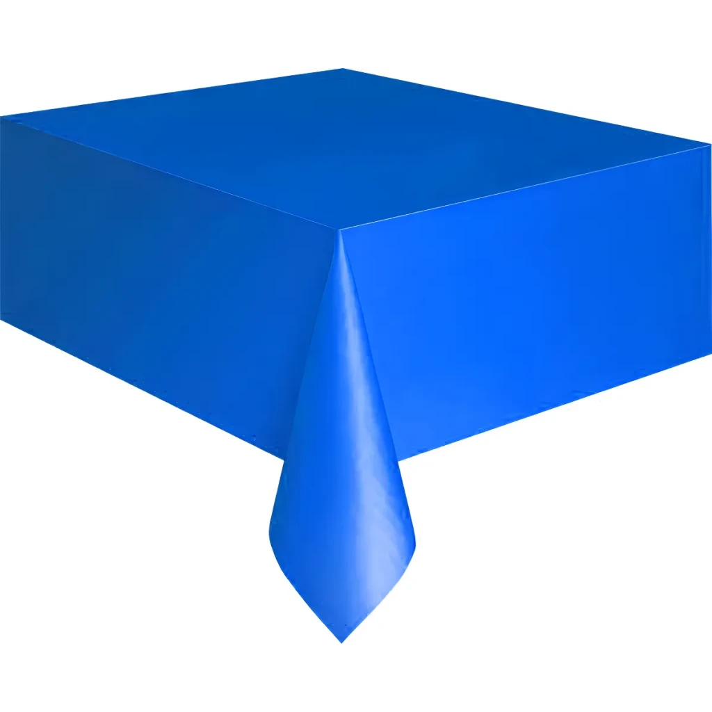 Toalha De Mesa Descartável Perolizada Decoração Festa 20un Cor Azul-escuro Toalha De Mesa Descartável Perolizada Decoração Festa 20un Cor Azul-escuro