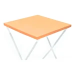 Toalha De Mesa Descartável Perolizada Decoração Festa 10un Cor Candy Laranja