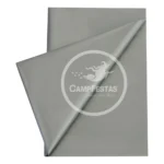 Toalha De Mesa Plástico Perolizada Lisa Descartável 10 Un Cor Prata