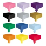 Toalha De Mesa Descartável Perolizada Decoração Festa 10un Cor Xadrez Lilas