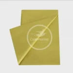 Toalha De Mesa Plástico Perolizada Lisa Descartável 10 Un Cor Ouro