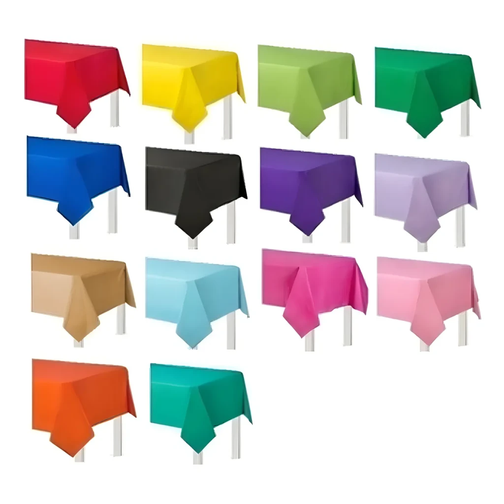 Toalha De Mesa Plástico Perolizada Lisa Descartável 10 Un Cor Lilás Toalha De Mesa Plástico Perolizada Lisa Descartável 10 Un Cor Lilás