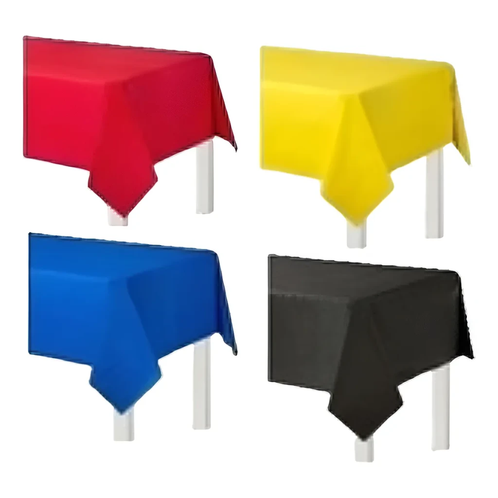 Toalha De Mesa Plástico Perolizada Lisa Descartável 20 Un Toalha De Mesa Plástico Perolizada Lisa Descartável 20 Un