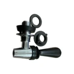 Torneira Para Chopeira Torre De Chopp Em Abs Preto/prata Bar Não Aplica