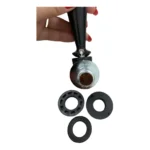 Torneira Para Chopeira Torre De Chopp Em Abs Preto/prata Bar Não Aplica