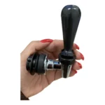 Torneira Para Chopeira Torre De Chopp Em Abs Preto/prata Bar Não Aplica