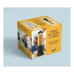 Torre Chopp 2l Com 2 Refil Gelantes Cor Preto