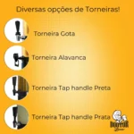 Torre Chopp 3,5 L Torneira Dupla Com 2 Refil