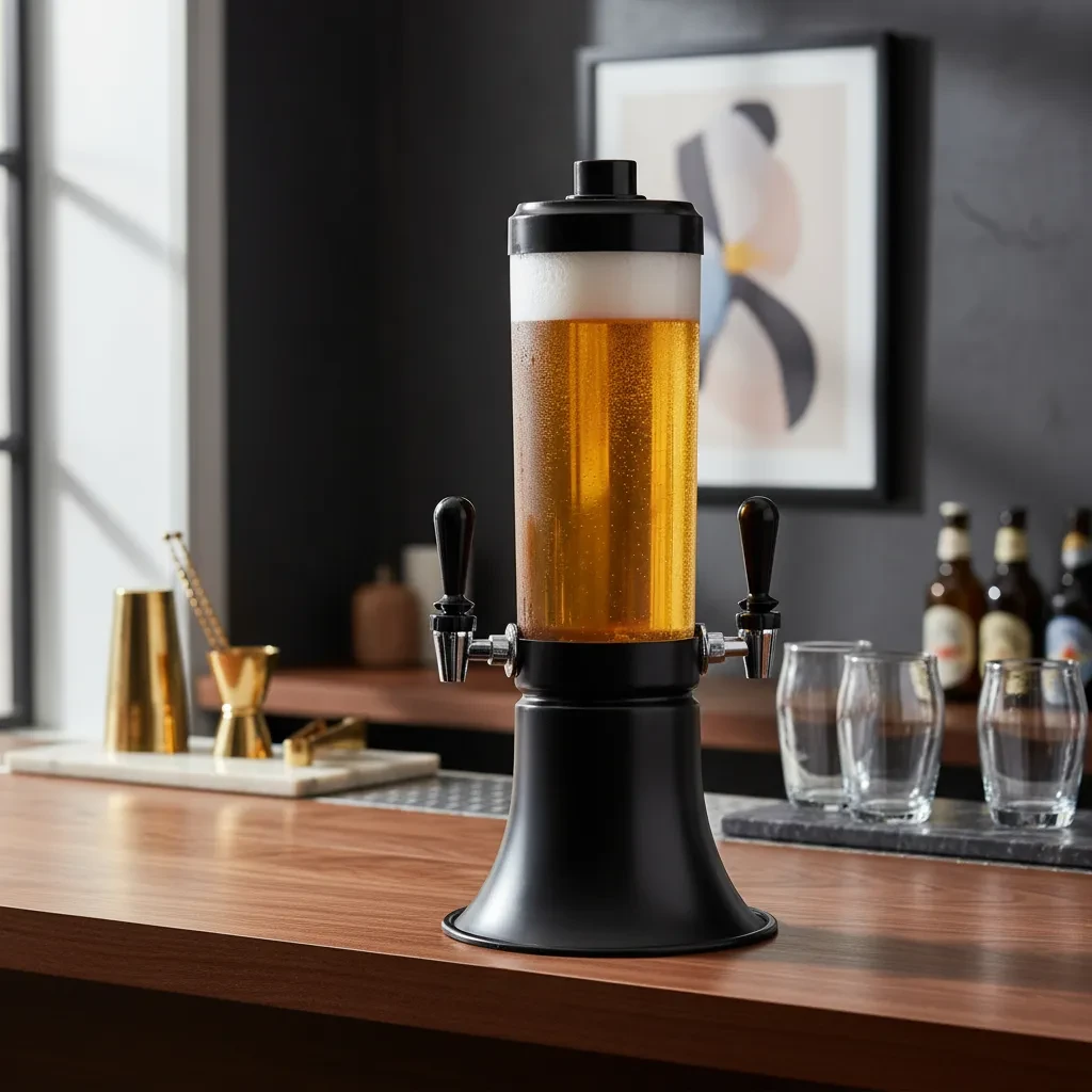 Torre Chopp 3,5 L Torneira Dupla Com 2 Refil Torre Chopp 3,5 L Torneira Dupla Com 2 Refil