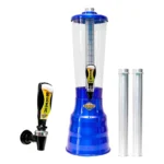 Torre De Chopp Em Alumínio 3,5l Personalize + Acessorios Cor Azul
