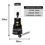 Beer Chopp Torre De Chopp 2l Portátil Gelada Com Alça