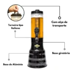 Beer Chopp Torre De Chopp 2l Portátil Gelada Com Alça