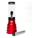 Torre De Chop Portatil 2l Base Giratória Alça De Transporte Cor Vermelho