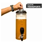 Torre De Chop Portatil 2l Base Giratória Alça De Transporte Cor Vermelho