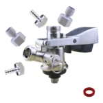 Válvula Extratora Barril Chopp Cerveja Com Engate Rápido 5/8