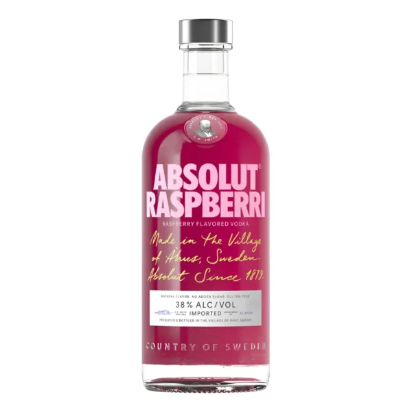 Vodka Destilada Saborizada Raspberri Absolut Garrafa 750ml