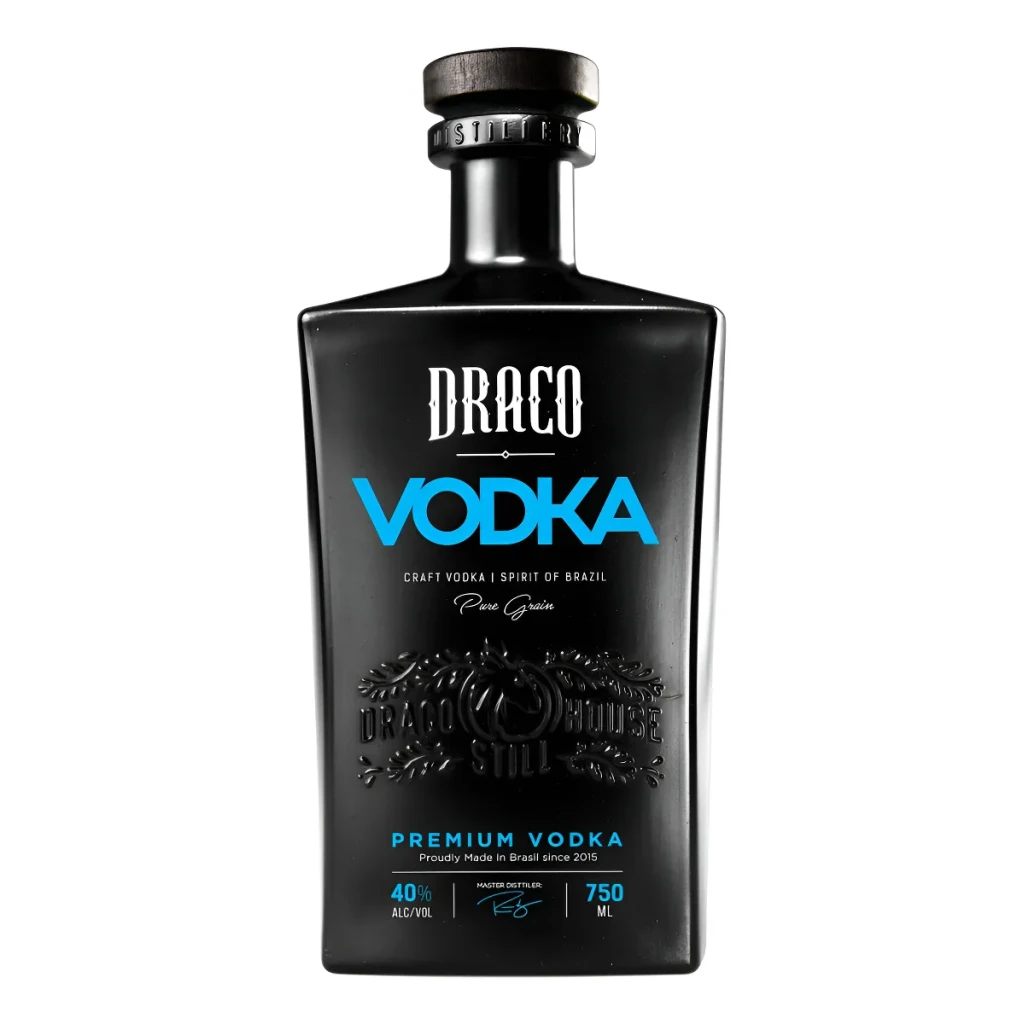 Vodka Draco Premium Craft Spirit Of Brasil Pure Grain 750ml Vodka Draco Premium Craft Spirit Of Brasil Pure Grain 750ml