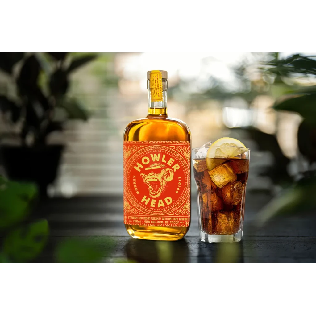 Whiskey Howler Head Banana Bourbon 750ml