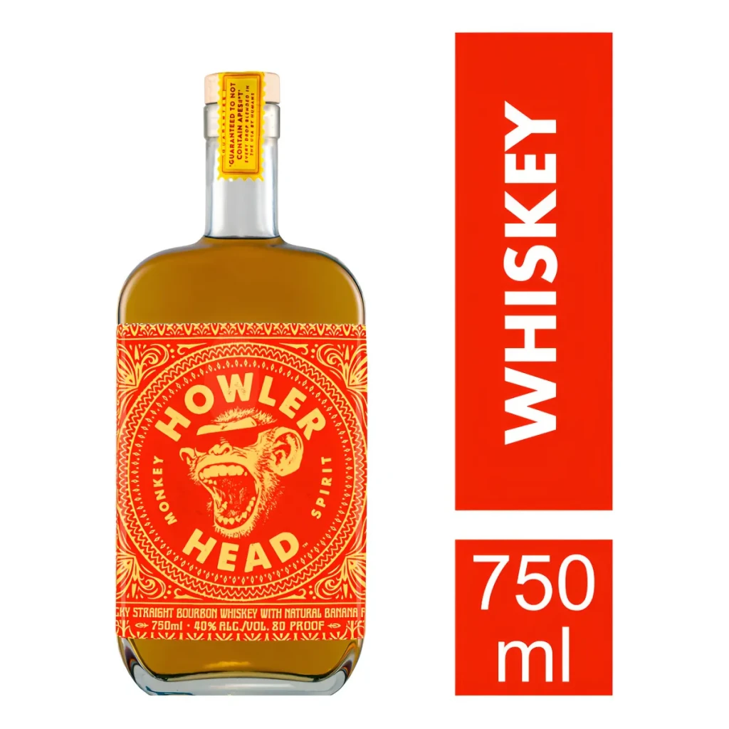 Whiskey Howler Head Banana Bourbon 750ml Whiskey Howler Head Banana Bourbon 750ml