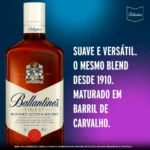 Ballantine's Finest Blended 750mL whisky escocês
