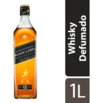 Whisky Escocês Blended Black Label Johnnie Walker Garrafa 1 Litro