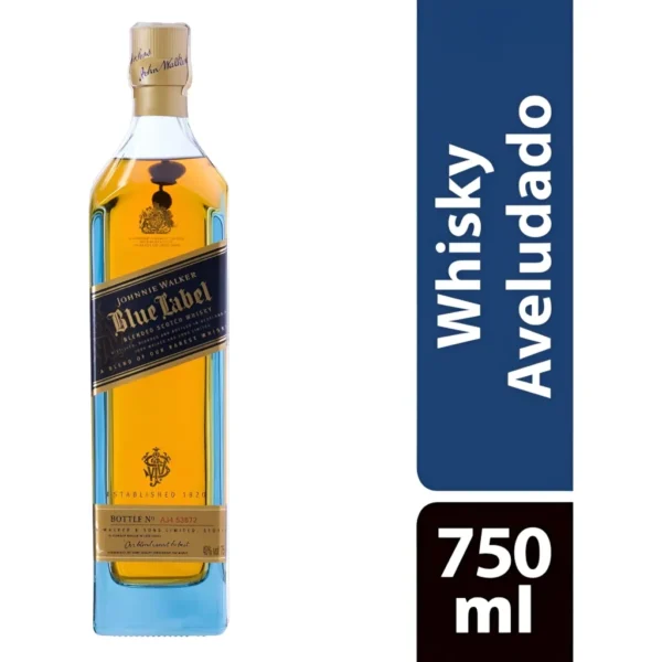 Whisky Johnnie Walker Blue Label Blended 750mL
