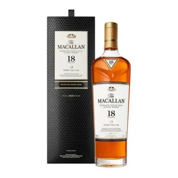 Whisky Macallan 18 Anos Sherry Oak Cask 700ml