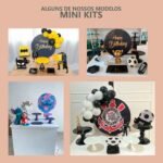 Mini kit para decorar a mesa do bolo com praticidade