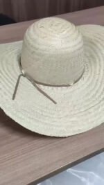 Chapéu Pantaneiro De Palha Caipira Roça Estilo Country - Imagem 10