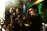 Sax e violino em cerimonial