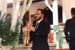 Sax na chegada dos convidados